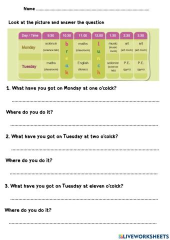 Reading comprehension