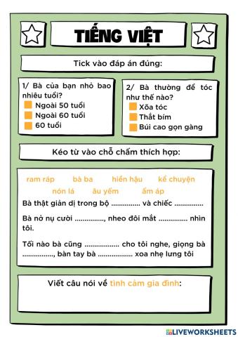 Tiếng Việt tuần 7