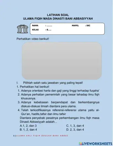 Ulama Fiqih Masa Daulah Bani Abbas