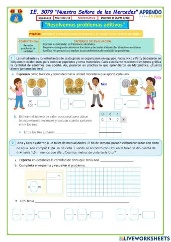 Fracciones Decimales