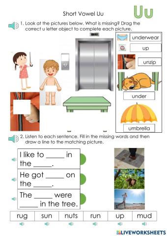 Short Vowel Uu