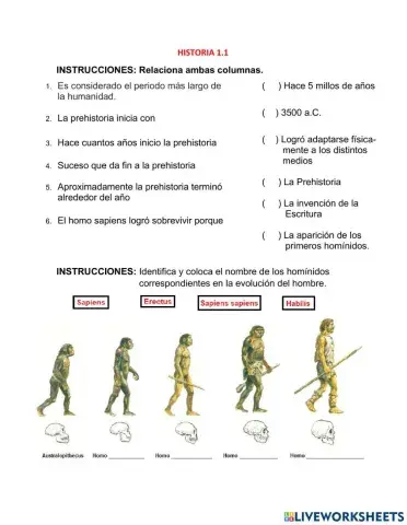 La prehistoria