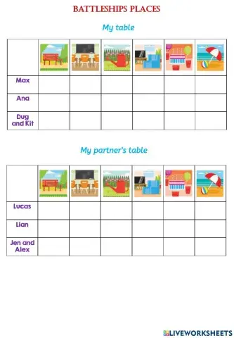 GG1 1.5 Places Battleships Student B