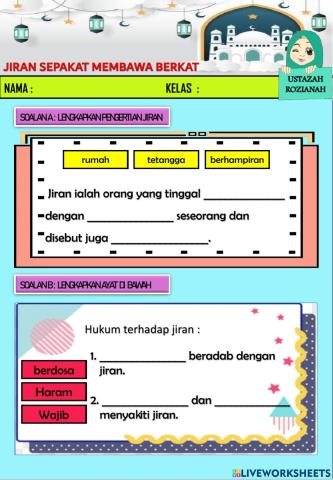 Jiran sepakat membawa berkat