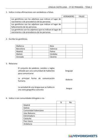 L castellana 5 ep - control tema 2
