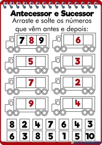 Antecessor e sucessor