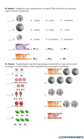 4th Summative Test-Q1 in Mathematics Part 2