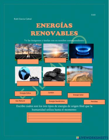 Energías renovables