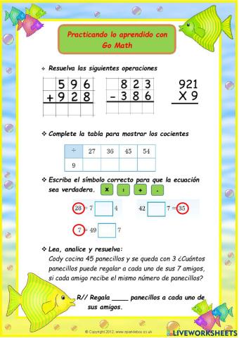 Practicando lo aprendido con Go Math -16