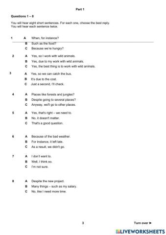 Unit 5 Empower B1+ Quiz