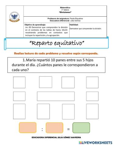 Problemas divisiones