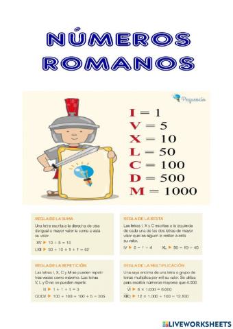 Números romanos 1
