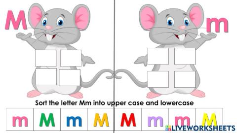 Identifying the letter Mm