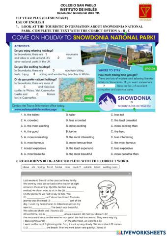 Summative Use of English