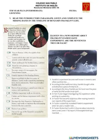 Summative listening 5th plus