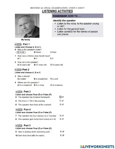 A2 superlatives and comparatives