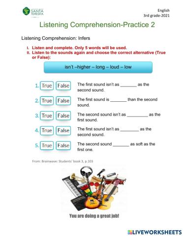 Listening Comprehension 2