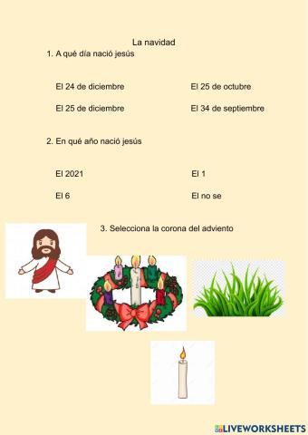 3° primaria La navidad