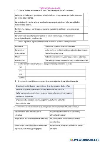 Participación social