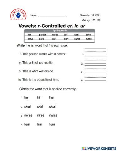 English CW 11-10