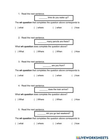 Test Practice Language 4°