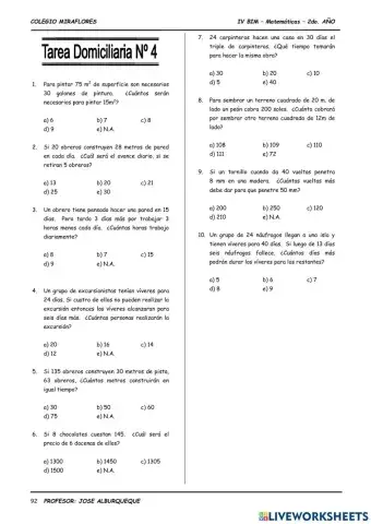 Regla de tres simple