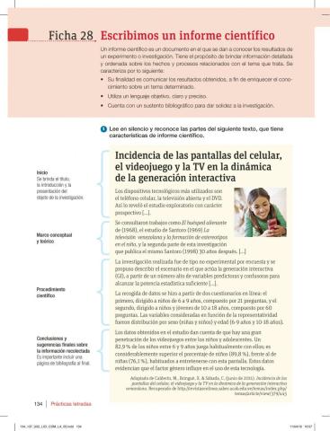 El informe escrito