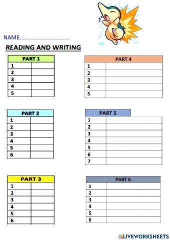 Movers3-test2-2018-answersheet