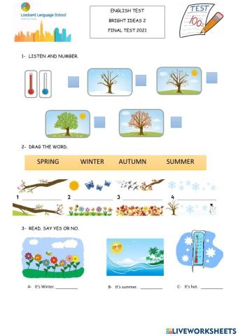 Bright Ideas 2 Units 1 and 2