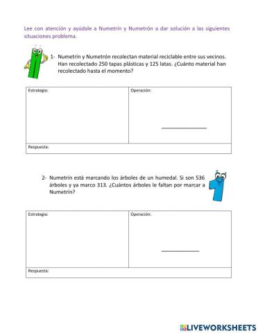 Situaciones problema