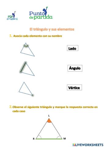 Elementos de un triángulo