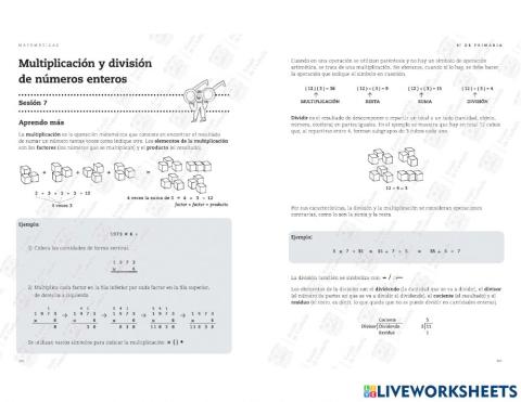 Multiplicacion y division