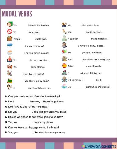 Mixed modal verbs