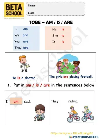Be1a - topic 9 - tobe