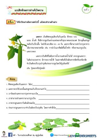 อ่านจับใจความสำคัญ