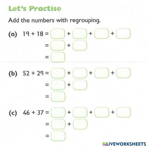 ADDITION WITH REGROUPING (GRADE 3)