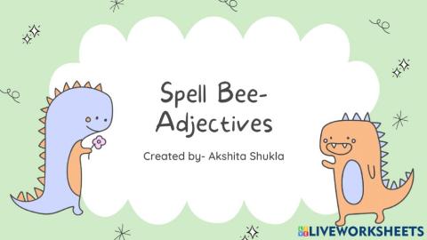 Introduction to Adjectives