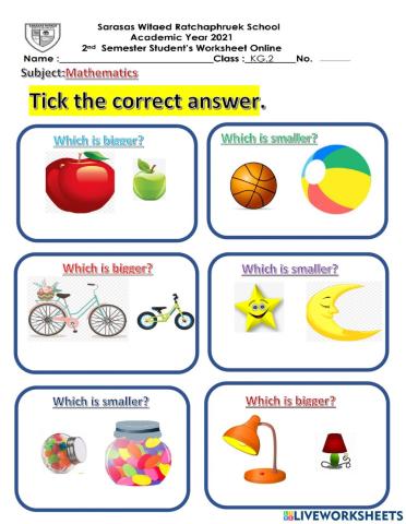 Measurement by size and length