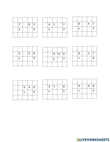 Decimal Multiplication