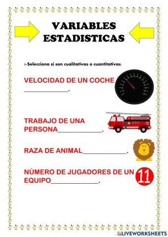 Variables Estadistica