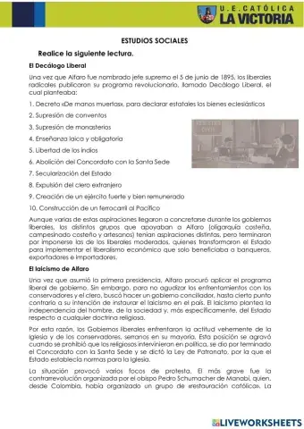 Gobierno de Eloy alfaro