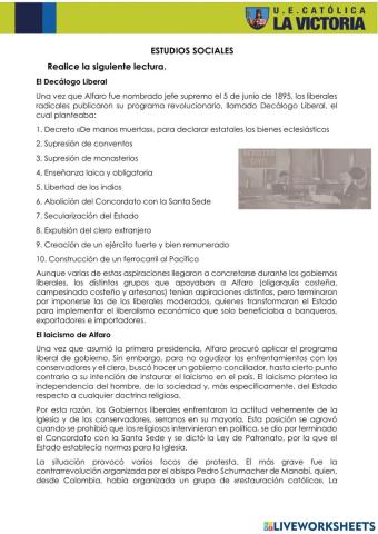 Gobierno de Eloy alfaro