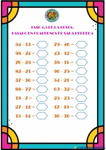 Fase 4,5 de la resta