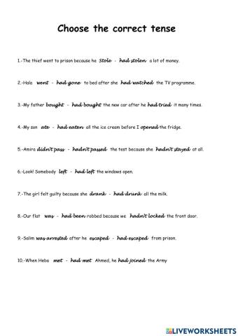 Past simple or Present perfect