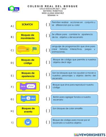 Cuestionario Scratch