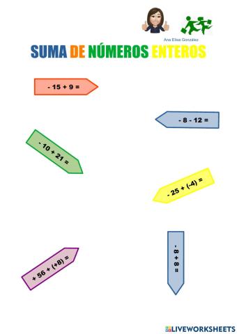 Suma de números enteros