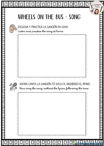 Wheels on the bus practice