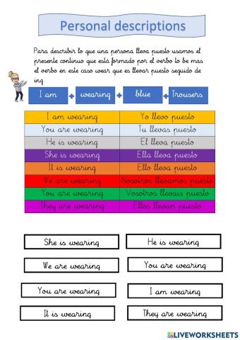 I am wearing afirmativa