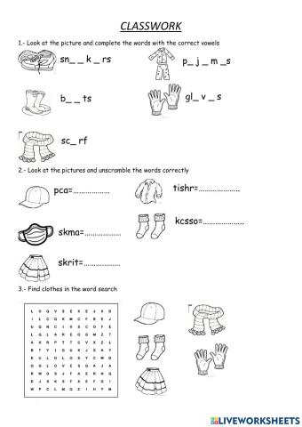 Classwork Clothes