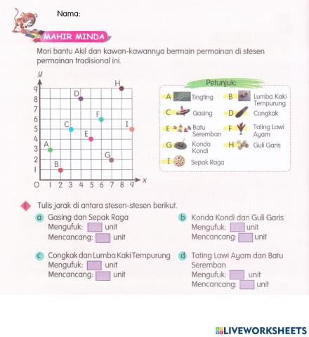 Koordinat Tahun 6